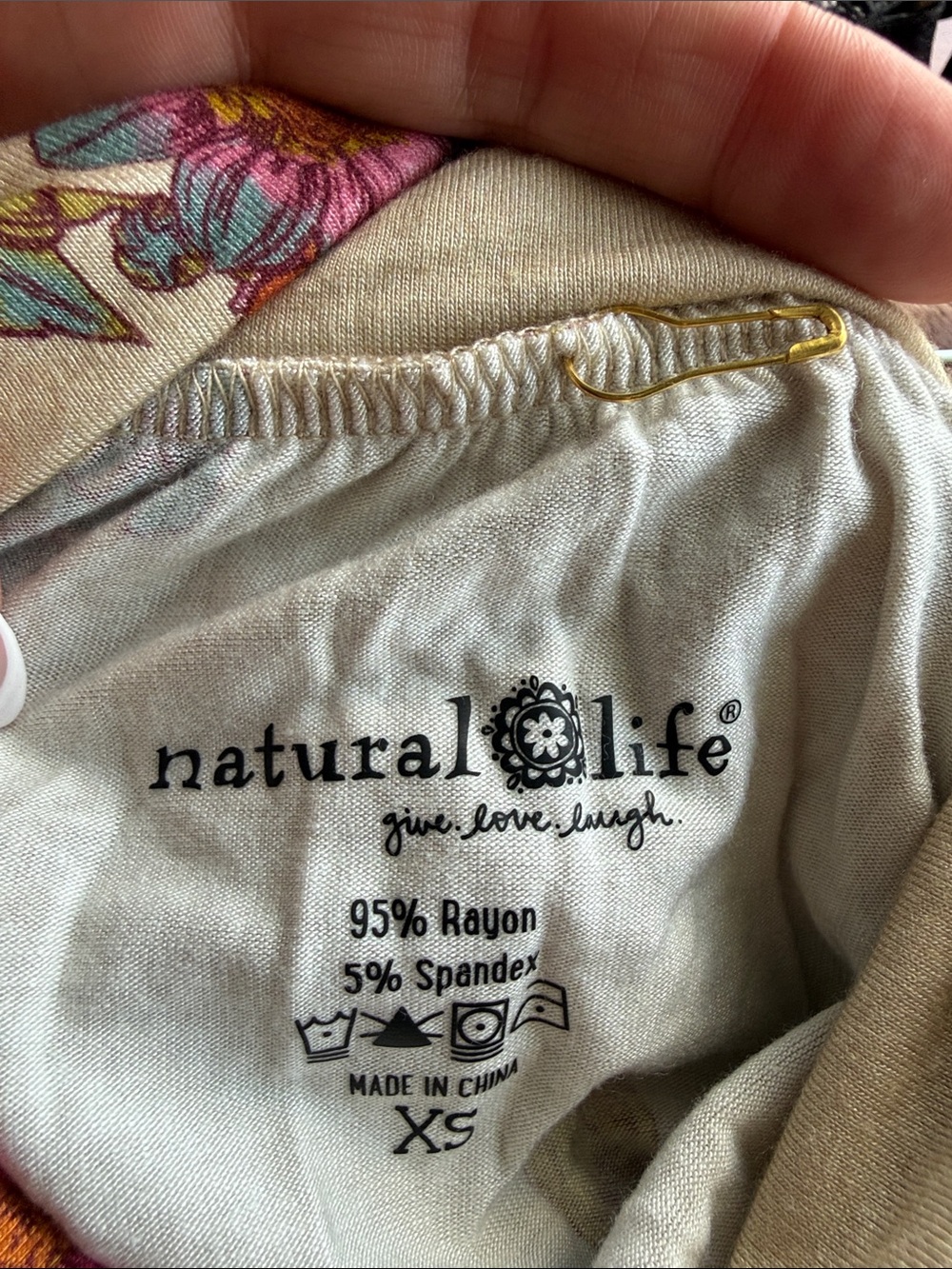 NEW Natural Life Live-In-It Knit "ButterSoft" Convertible Maxi Skirt XS NWOT! - Picture 7 of 8
